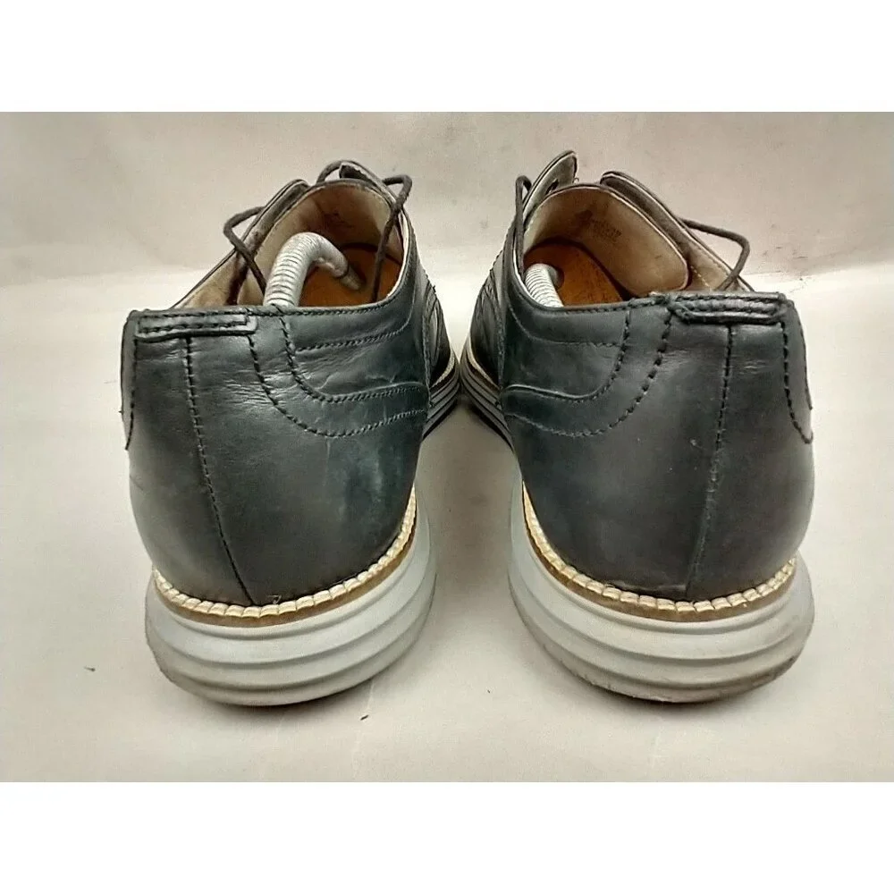 Cole‎ Haan Mens Original Grand Oxfords Shoes Black Leather Wingtip 11.5M